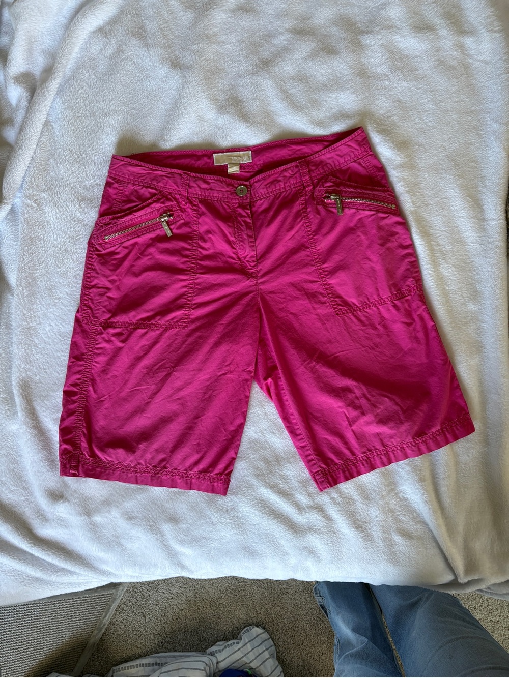 Michael Kors Hot Pink Cargo Shorts - Picture 3 of 11